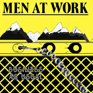MEN AT WORK | BUSINESS AS USUAL - NZ / AU - YELLOW COVER - ROUGH