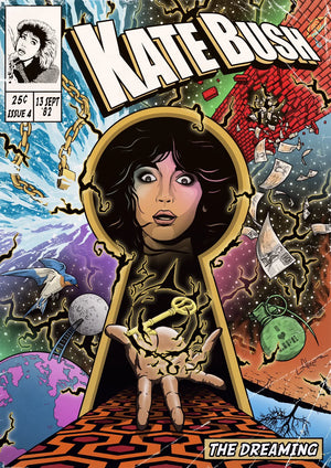 KATE BUSH COMIC MINI PRINT 30*40CM