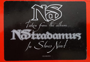 NAS | NASTRADAMUS - 2LP - US CLEAN PROMO - RED SLEEVE WITH HYPE