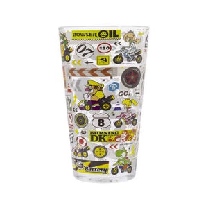 MARIO CART TUMBLER GLASS SUPER MARIO