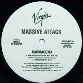 MASSIVE ATTACK | KARMACOMA 12 - US PROMO - GENERIC SLEEVE