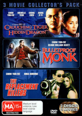 MOVIE AC | BULLETPROOF MONK / CROUCHING TIGER HIDDEN DRAGON / REPLACEMENT KILLERS (3DVD)