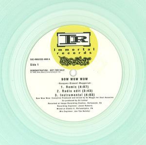 FUNKDOOBIEST | BOW WOW WOW 12 - US PROMO - CLEAR VINYL - SLEEVE CREASED