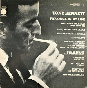 TONY BENNETT | FOR ONCE IN MY LIFE - US