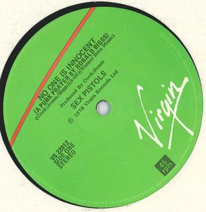 SEX PISTOLS | NO ONE IS INNOCENT / MY WAY - 12