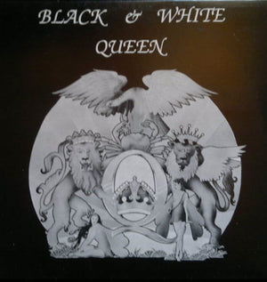 QUEEN | BLACK AND WHITE - CLEAR SPLATTER VINYL