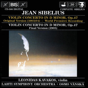 SIBELIUS / VANSKA | VIOLIN CONCERTO IN D MINOR OP 47