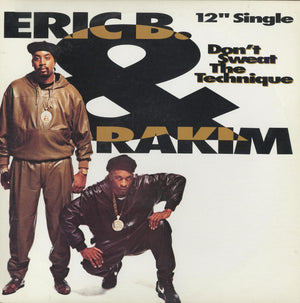 ERIC B AND RAKIM | DONT SWEAT THE TECHNIQUE 12 - PICTURE SLEEVE