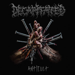 DECAPITATED | ANTICULT - BONE WITH BLOOD SPLATTER - HYPE STICKER
