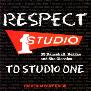 VARIOUS | RESPECT TO STUDIO ONE (2CD)