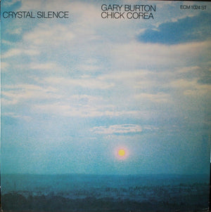 GARY BURTON / CHICK COREA | CRYSTAL SILENCE - US - STICKER ON COVER