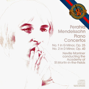 MENDELSSOHN / PERAHIA | PIANO CONCERTOS