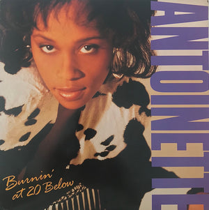 ANTOINETTE | BURNIN AT 20 BELOW - US PROMO - PROMO STAMP ON BACK COVER
