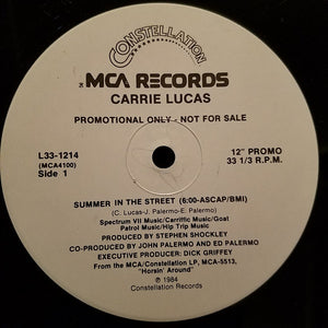 CARRIE LUCAS | SUMMER IN THE STREET - PROMO 12 - GENERIC SLEEVE