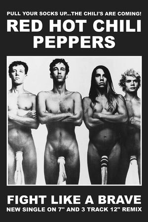 RED HOT CHILI PEPPERS SOCKS POSTER 422