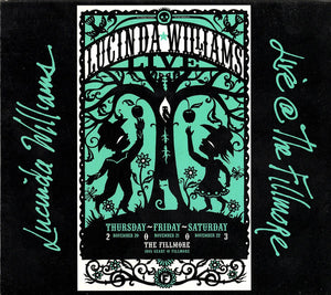 LUCINDA WILLIAMS | LUCINDA WILLIAMS LIVE AT THE FILMORE (2CD DIGI)