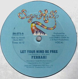 FERRARI | LET YOUR MIND BE FREE 12 - US - GENERIC RECORD COMPANY SLEEVE