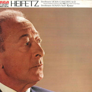 BEETHOVEN | VIOLIN CONCERTO IN D / SONATA NO. 9 KREUTZER - HEIFETZ - JAPANESE PRESSING
