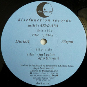 AKWAABA | PHLOX 12 - UK - GENERIC SLEEVE