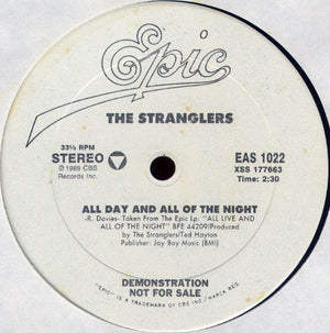 STRANGLERS | ALL DAY AND ALL OF THE NIGHT 12 - US PROMO - GENERIC SLEEVE