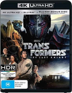 MOVIE BLUAC | TRANSFORMERS 5 LAST KNIGHT (4KUHD/2BLU-RAY)