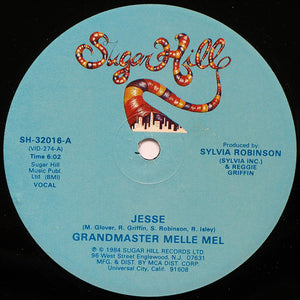 GRANDMASTER MELLE MEL | JESSE 12 - US - GENERIC RECORD COMPANY SLEEVE