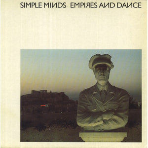 SIMPLE MINDS | EMPIRES AND DANCE - STICKER ON LABEL AND BACK COVER