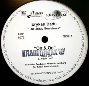 ERYKAH BADU | ON AND ON - 12 - WHITE LABEL - GENERIC SLEEVE