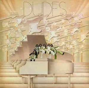 DUDES | WERE NO ANGELS - US PROMO - DEMONSTRATION STICKER ON SLEEVE - CUT CORNER