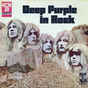 DEEP PURPLE | IN ROCK - GERMAN - WRITING ON COVER