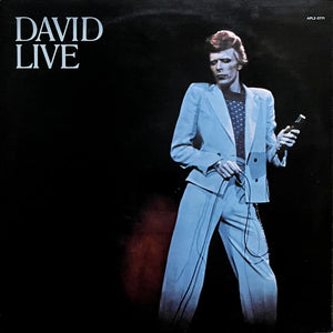 DAVID BOWIE | DAVID LIVE - 2LP - US - ROUGH COVER - WRITING AND DAMAGE ON LABELS