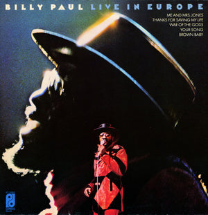 BILLY PAUL | LIVE IN EUROPE - US