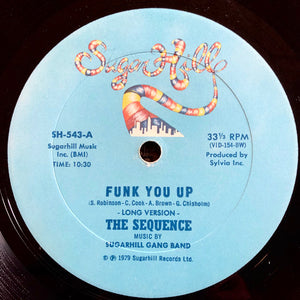 SEQUENCE | FUNK YOU UP 12 - SUGARHILL SLEEVE - CUT CORNER