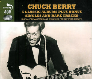 CHUCK BERRY | 5 CLASSIC ALBUMS PLUS BONUS SINGLES AND RARE TRACKS (4CD)