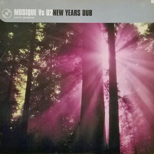 MUSIQUE / VS U2 | NEW YEARS DUB 12 - US - STICKER ON LABEL - SLEEVE WEAR