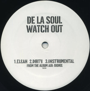 DE LA SOUL | WATCH OUT 12 - US PROMO - GENERIC SLEEVE