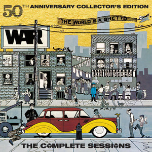 WAR | WORLD IS A GHETTO (THE COMPLETE SESSIONS) - 50TH ANNIVERSARY BOX SET - 4LP - GOLD AND BLACK