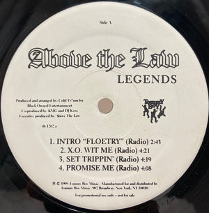 ABOVE THE LAW | LEGENDS 2LP - US PROMO - RADIO VERSIONS - GENERIC TOMMY BOY SLEEVE
