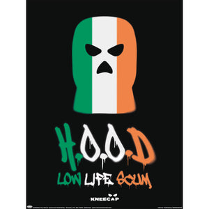 KNEECAP HOOD LOWLIFE SCUM MINI PRINT 30*40CM