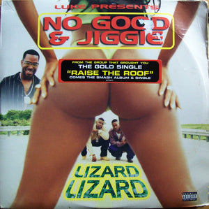 NO GOOD AND JIGGIE | LIZARD LIZARD 2LP - US - PROMO STAMP ON BACK COVER