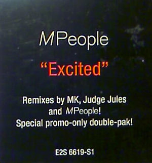 M PEOPLE | EXCITED - DOUBLE 12" - GENERIC GATEFOLD SLEEVE - DAMAGE TO HYPE