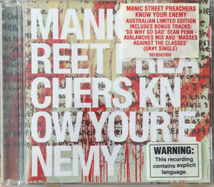 MANIC STREET PREACHERS | KNOW YOUR ENEMY (BONUS MIXES)