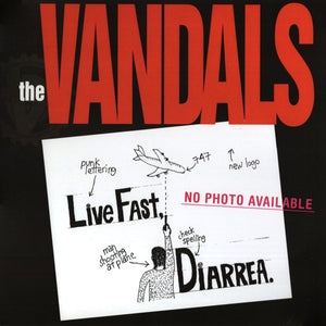 VANDALS | LIVE FAST DIARRHEA - 2020 REISSUE - CLEAR WITH BROWN SPLATTER