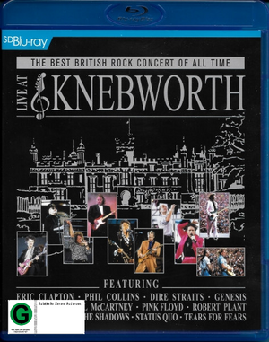VARIOUS | LIVE AT KNEBWORTH - BEST BRITISH ROCK CONCERT OF ALL TIME (BLU-RAY)
