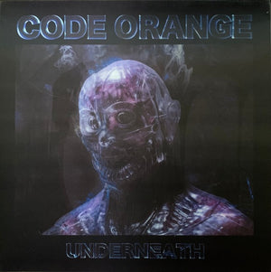 CODE ORANGE | UNDERNEATH - CLEAR WITH BLUE AND SILVER SPLATTER