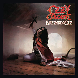 OZZY OSBOURNE | BLIZZARD OF OZZ - 2021 REISSUE - SILVER WITH RED SWIRLS