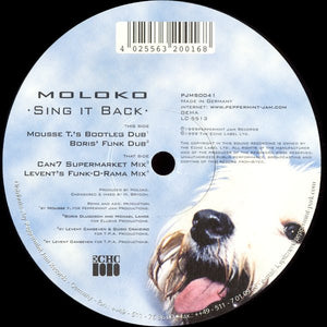 MOLOKO | SING IT BACK - 12 - GENERIC SLEEVE