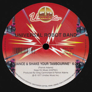 UNIVERSAL ROBOT BAND | DANCE AND SHAKE YOUR TAMBOURINE 12 - COMPANY SLEEVE