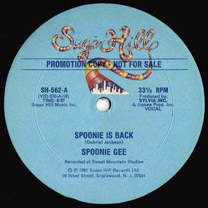 SPOONIE GEE | SPOONIE IS BACK - 12 - COMPANY SLEEVE