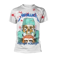 METALLICA CRASH COURSE IN BRAIN SURGERY WHITE TEE